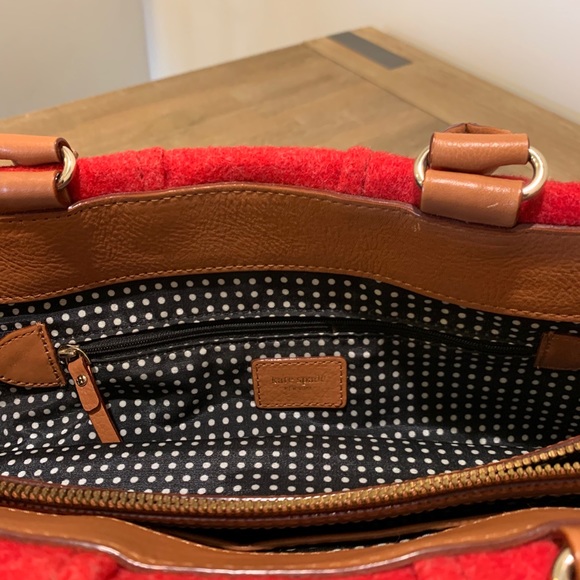 Kate Spade Foxtrot Hill Quinn Wool-Toggle Handbag - Picture 5 of 6